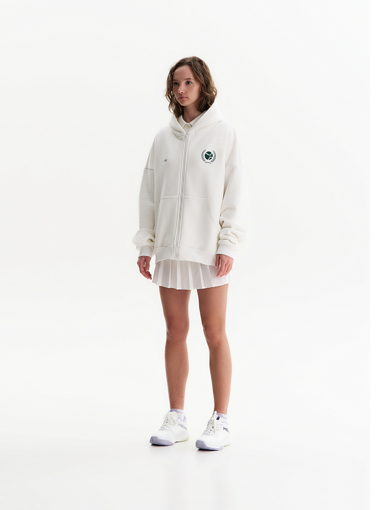 Худи-зип унисекс оверсайз RW x Padel