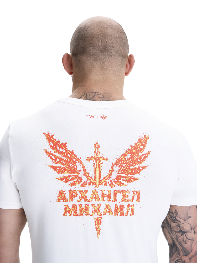 Футболка Регулярная Архангел Михаил x RW Огонь