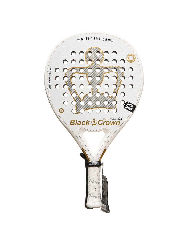 РАКЕТКА PALA PADEL BLACK CROWN PITON WHITE SOFT