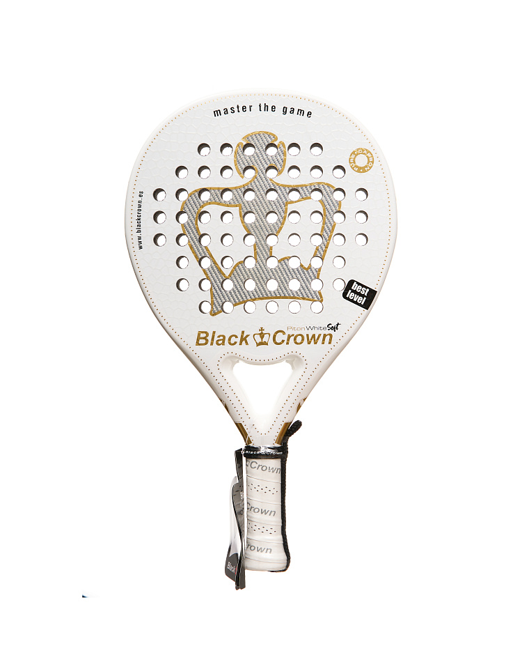 РАКЕТКА PALA PADEL BLACK CROWN PITON WHITE SOFT